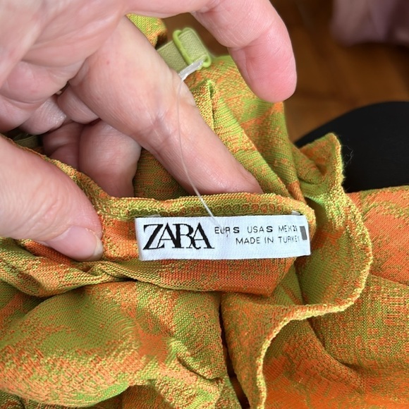 NWOT ZARA vintage print bodysuit small - Picture 5 of 9